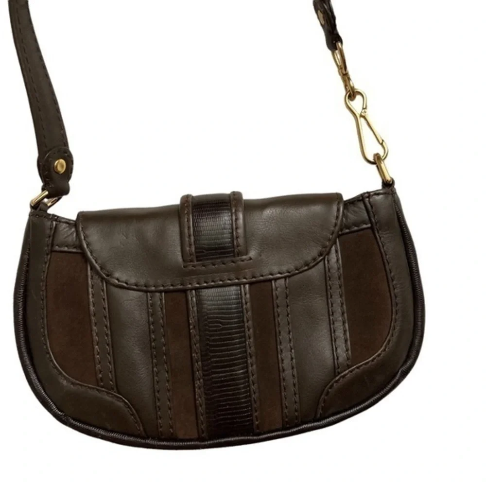 Michael Kors brown leather mini bag